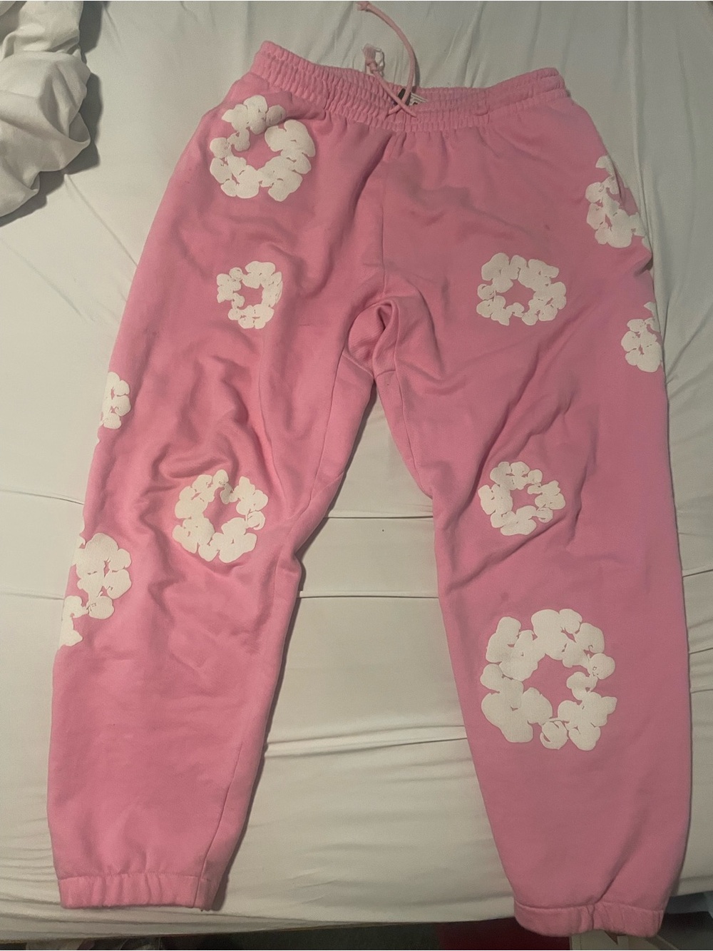 Pink denim tears authentic Sweatpants size xl